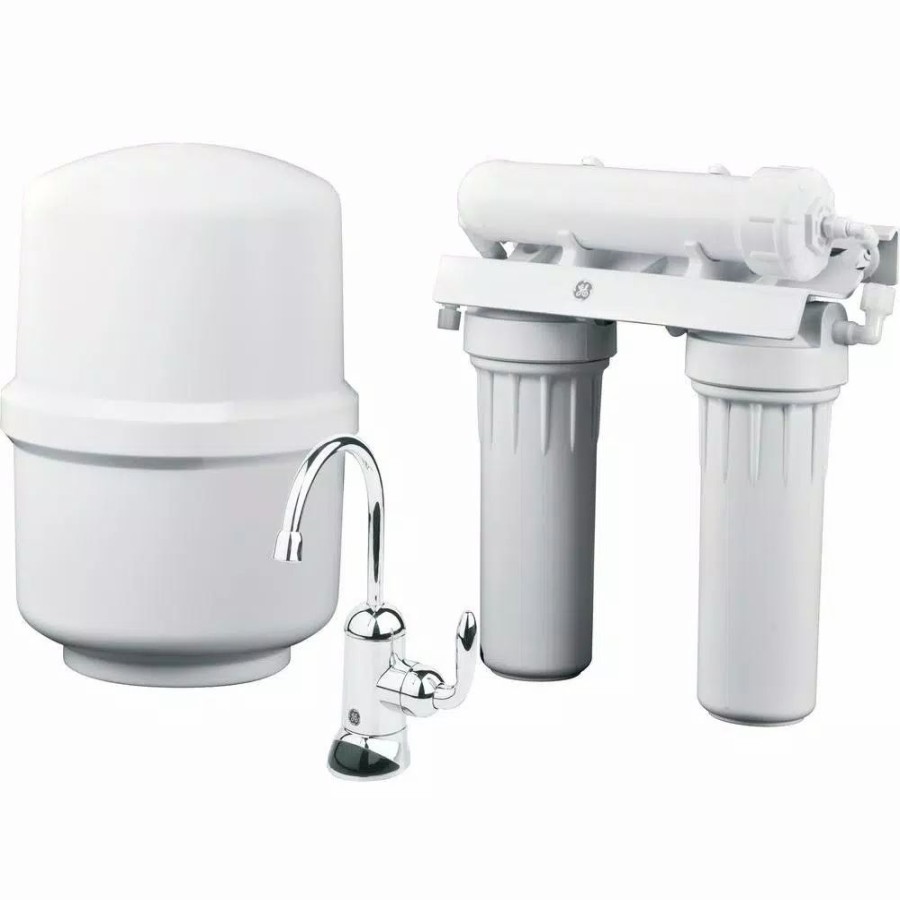Water Filters * | Water Filtration Systems Ge Under Sink Reverse Osmosis Water Filtration System