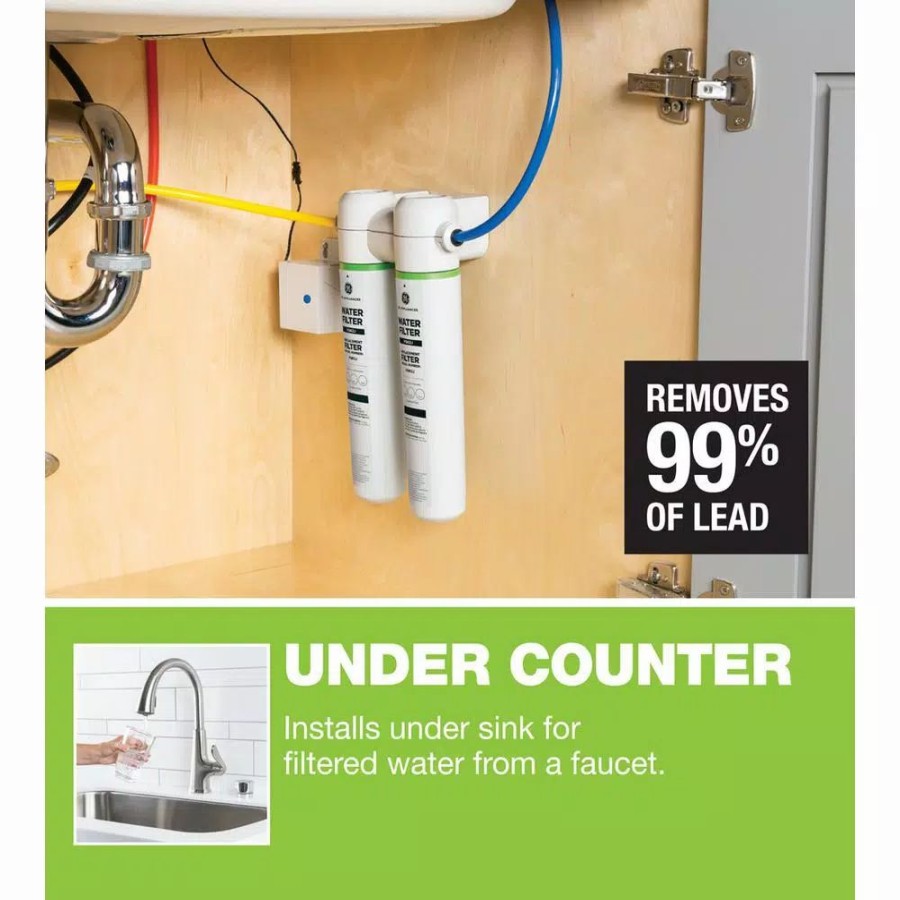 Water Filters * | Replacement Water Filters Ge Shower Filtration System Replacement Filter