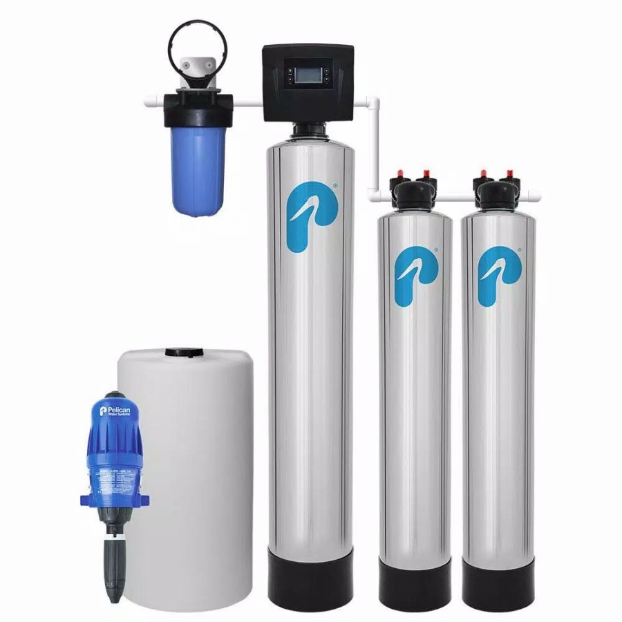 Water Filters * | Water Softeners Pelican Water 10 Gpm Iron/Manganese Filter And Well Water Softener Alternative