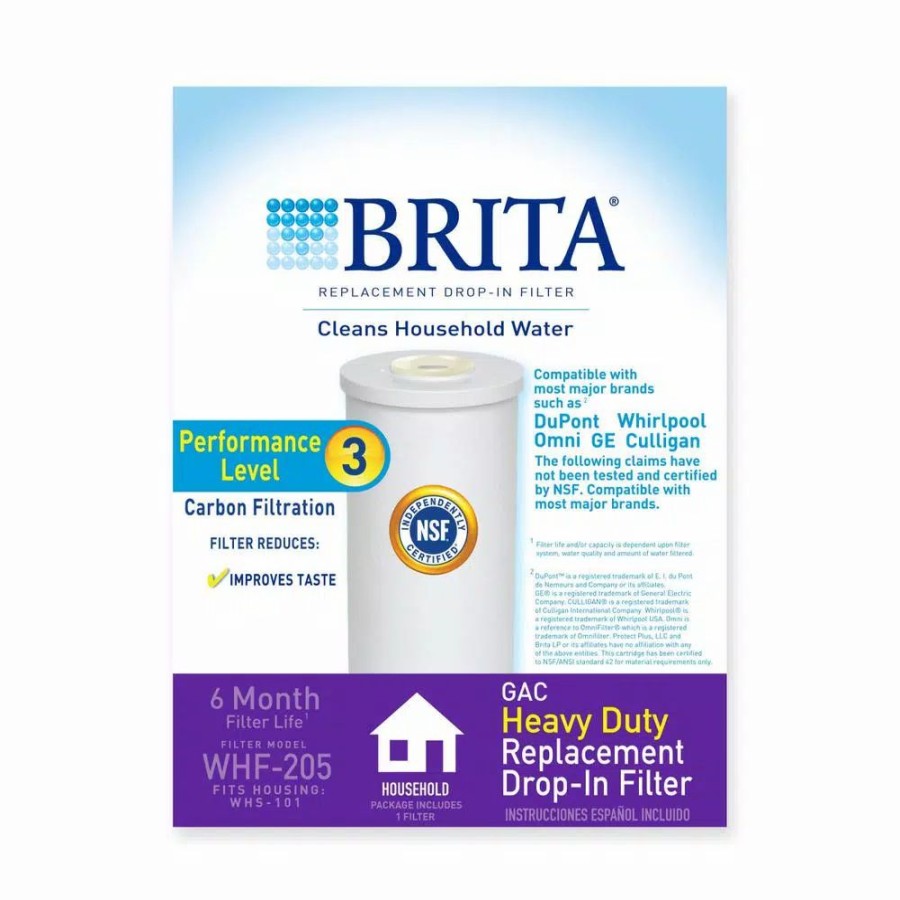 Water Filters * | Water Filtration Systems Brita Universal Heavy Duty Gac Cartridge