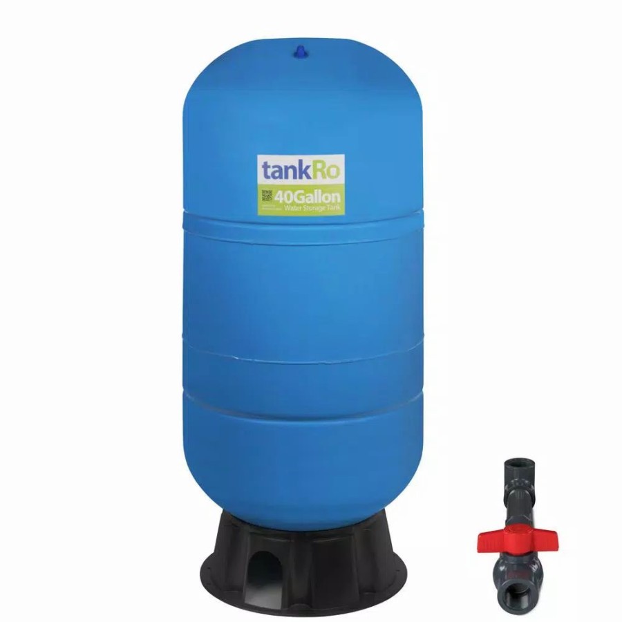 Water Filters * | Water Filter Parts Express Water Tankro Ro Water Filtration System Expansion Tank 40 Gallon Water Capacity Reverse Osmosis Storage Pressure Tank