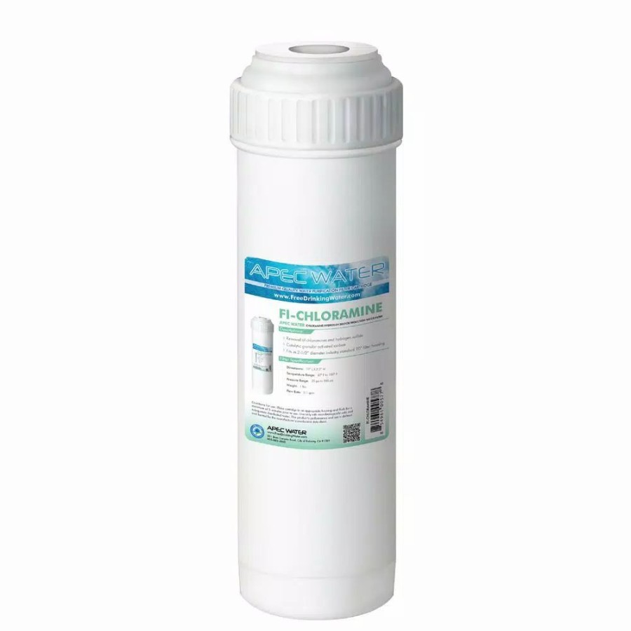 Water Filters * | Water Filtration Systems Apec Water Systems 10 In. Replacement Filter For Chloramines And Hydrogen Sulfide Reduction To Replace Reverse Osmosis System 3Rd Stage