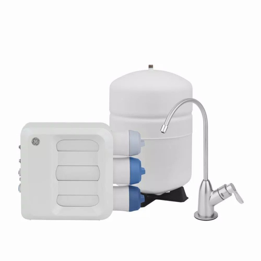 Water Filters * | Water Filtration Systems Ge Under Sink Reverse Osmosis Water Filtration System