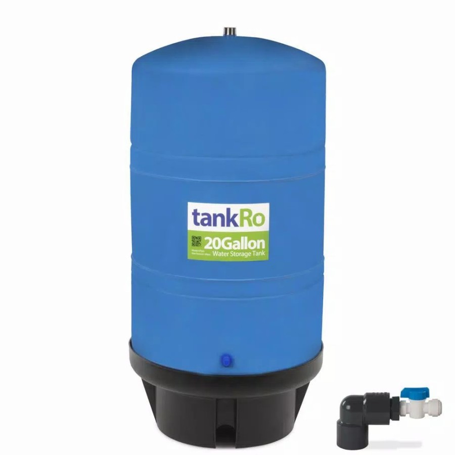 Water Filters * | Water Filter Parts Express Water Tankro Ro Water Filtration System Expansion Tank 20 Gallon Water Capacity Reverse Osmosis Storage Pressure Tank