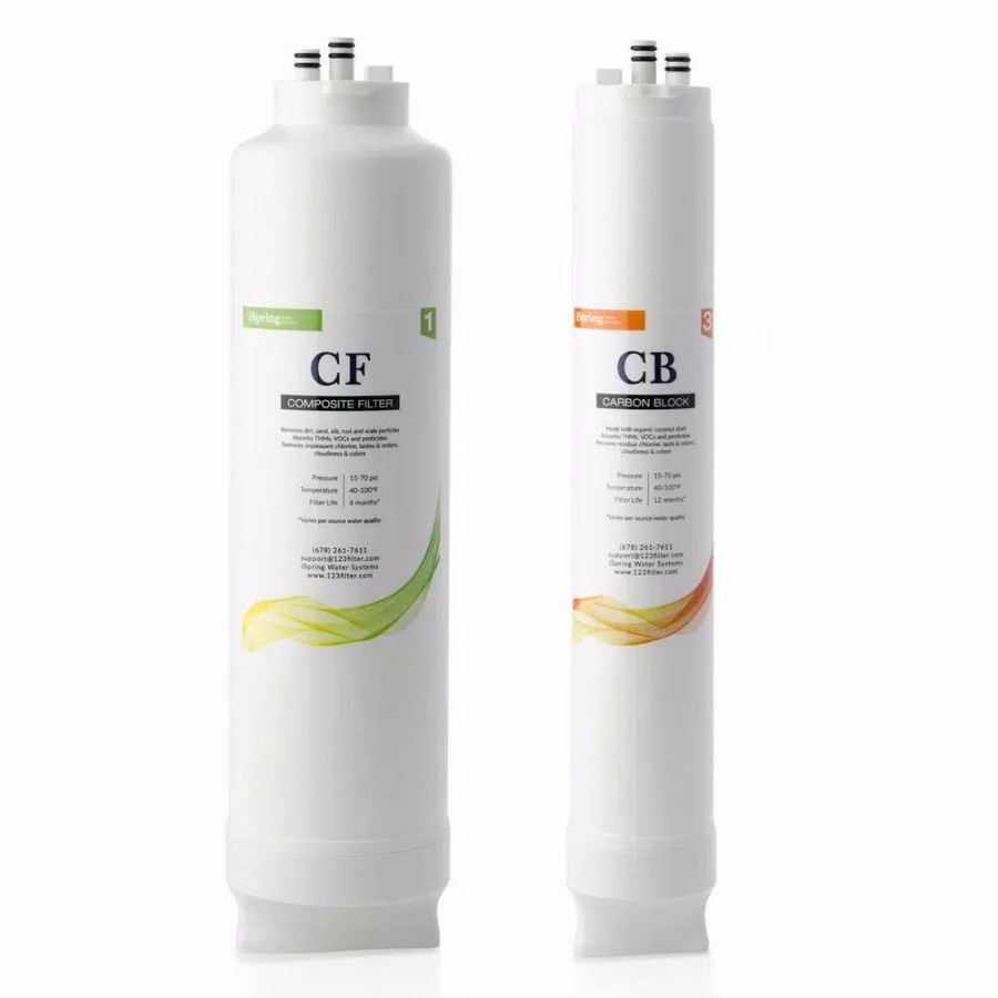 Water Filters * | Replacement Water Filters Ispring 1-Year Reverse Osmosis Replacement Filter Pack For Tankless Water Filtration System