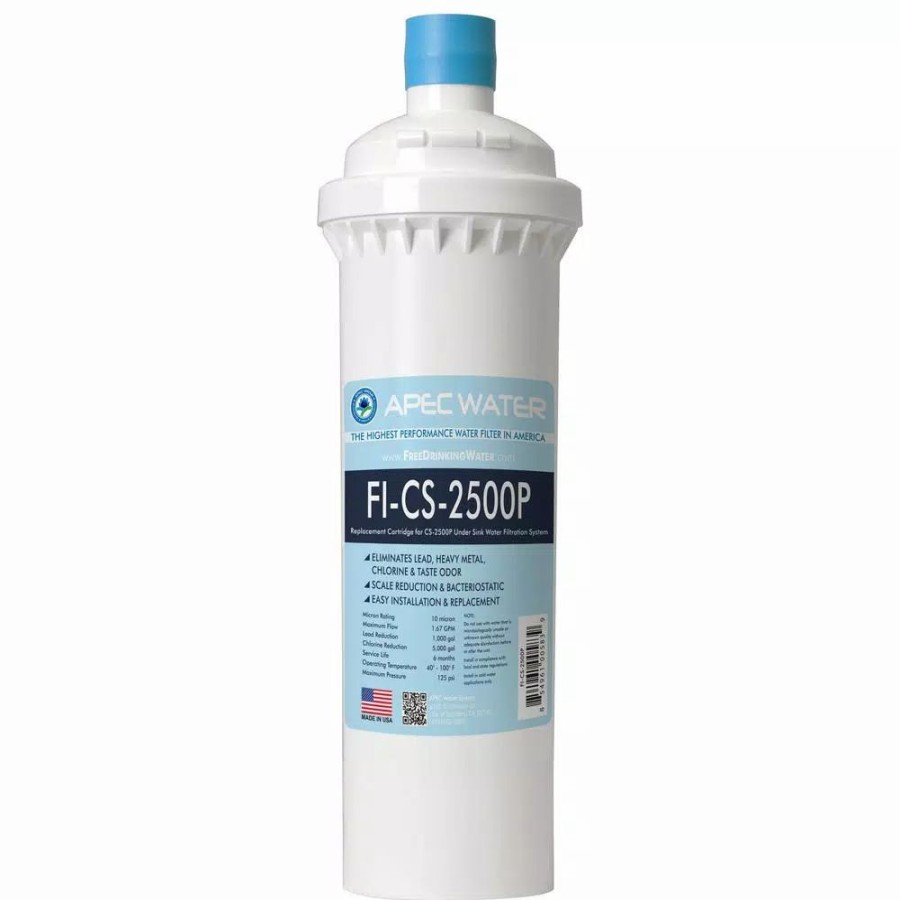 Water Filters * | Water Filtration Systems Apec Water Systems Cs-Series 5,000 Gal. Replacement Filter For Cs-2500P Under-Counter Water Filtration System With Scale Inhibitor