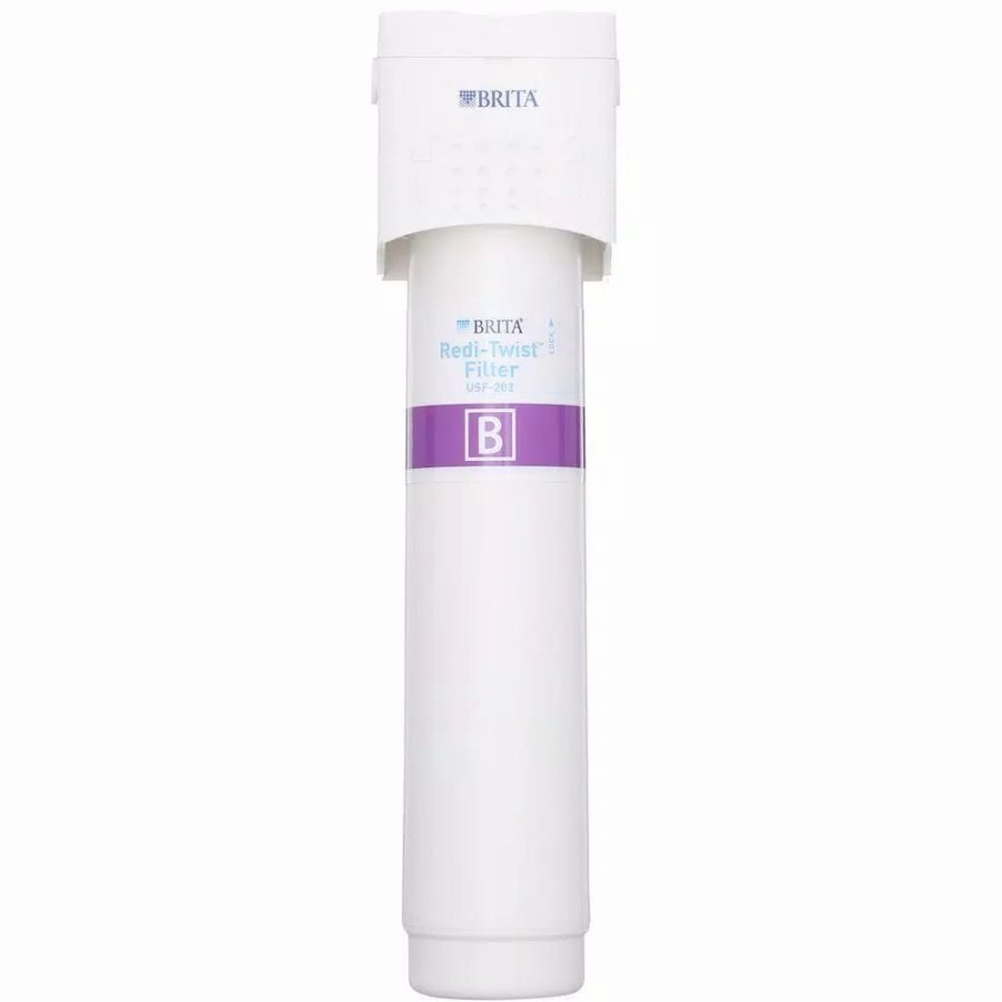 Water Filters * | Water Filtration Systems Brita Redi-Twist 1-Stage Drinking Water Filtration System With B Cartridge