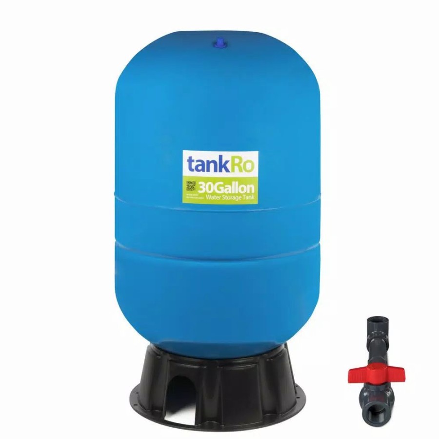 Water Filters * | Water Filter Parts Express Water Tankro Ro Water Filtration System Expansion Tank 30 Gallon Water Capacity Reverse Osmosis Storage Pressure Tank